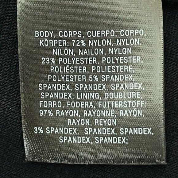 Anthropologie Maeve Black Waffle Dress Size S Sleeveless High Low Hemline - Picture 9 of 9